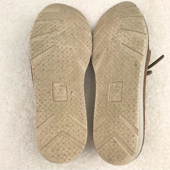 Ariat Cruiser Castaway Gold tone Lace Top Boat Shoes - Picture 8 of 10